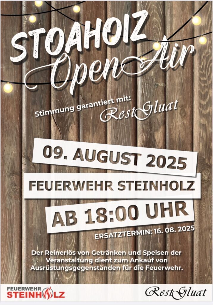 Steinholz Konzert 9. August 2025